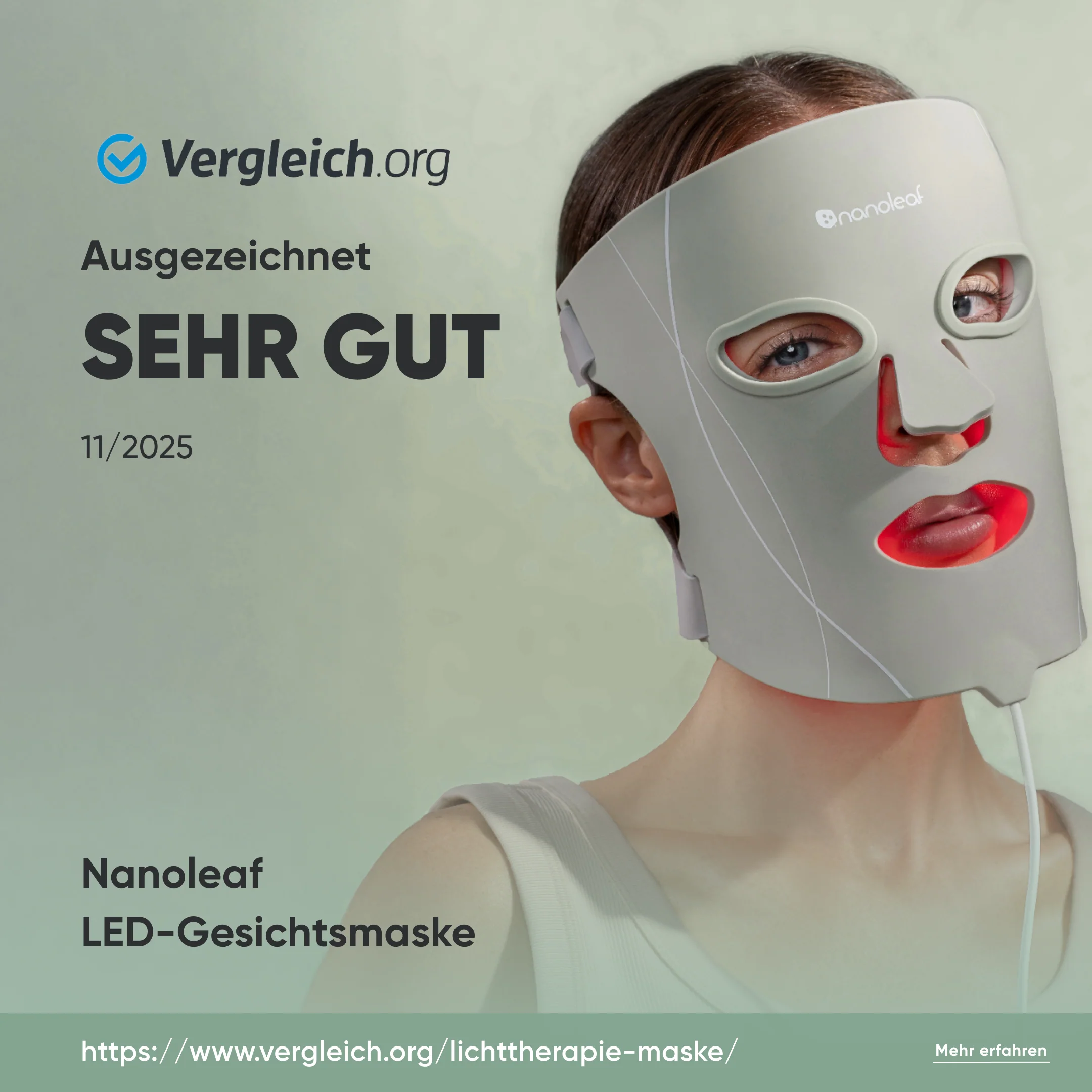 Nanoleaf LED Light Therapy Face Mask - Image 3