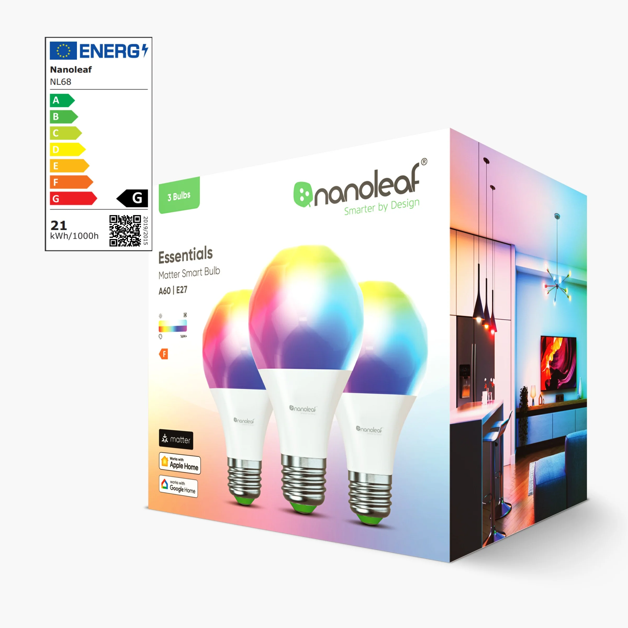 Matter Thread E27 Smart Bulbs (3 Pack) - Image 5