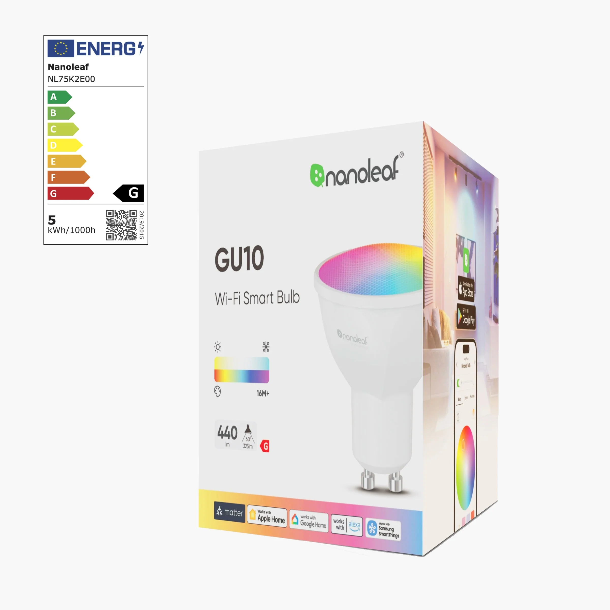 Matter Wi-Fi GU10 Smart Bulb (4 Pack) - Image 3