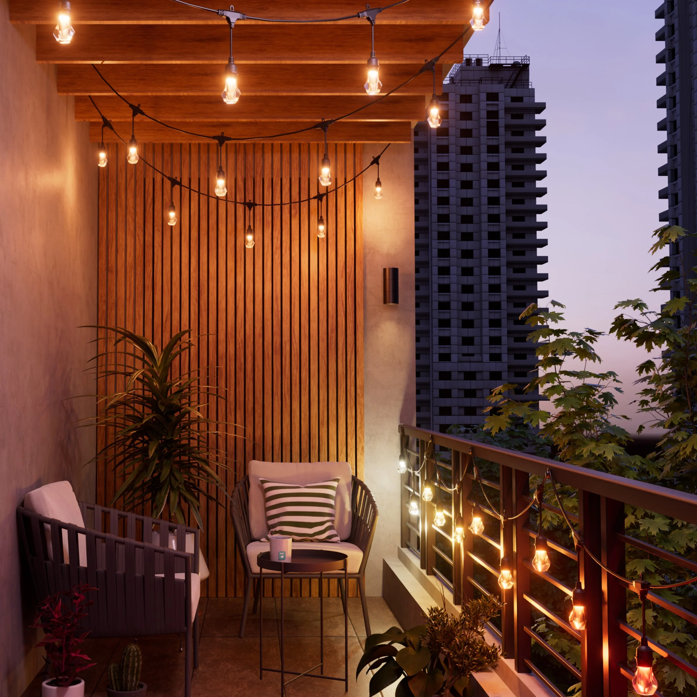 Matter Smart Multicolor Outdoor String Lights Starter Kit 49ft (15m) - Image 6