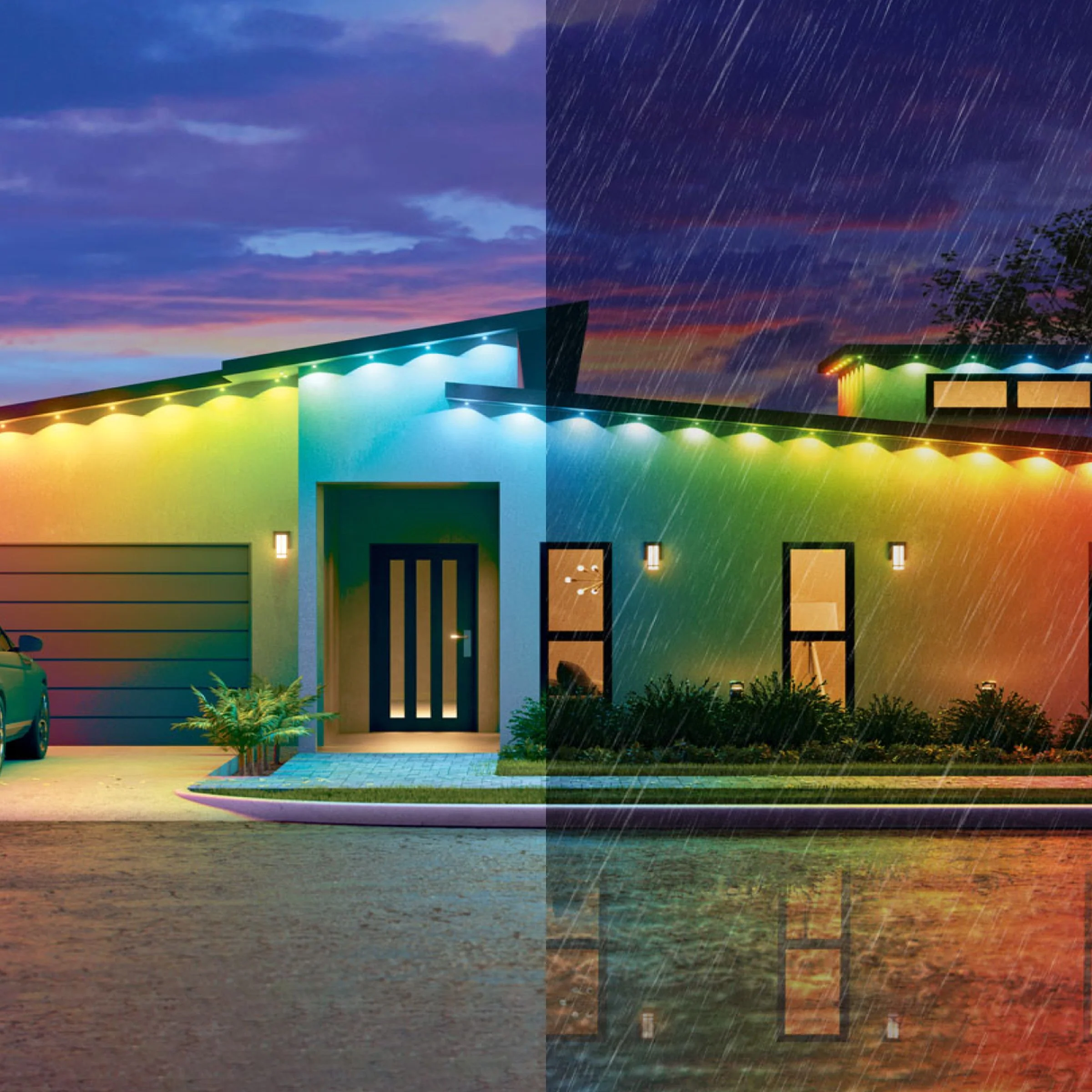 Smart Multicolor Permanent Outdoor Lights Expansion Pack 16.4ft (5m) - Image 5