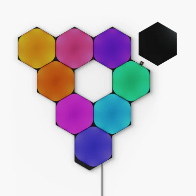 Shapes Limited Edition Ultra Black Hexagons Starter Kit (9 Panels) - Image 3