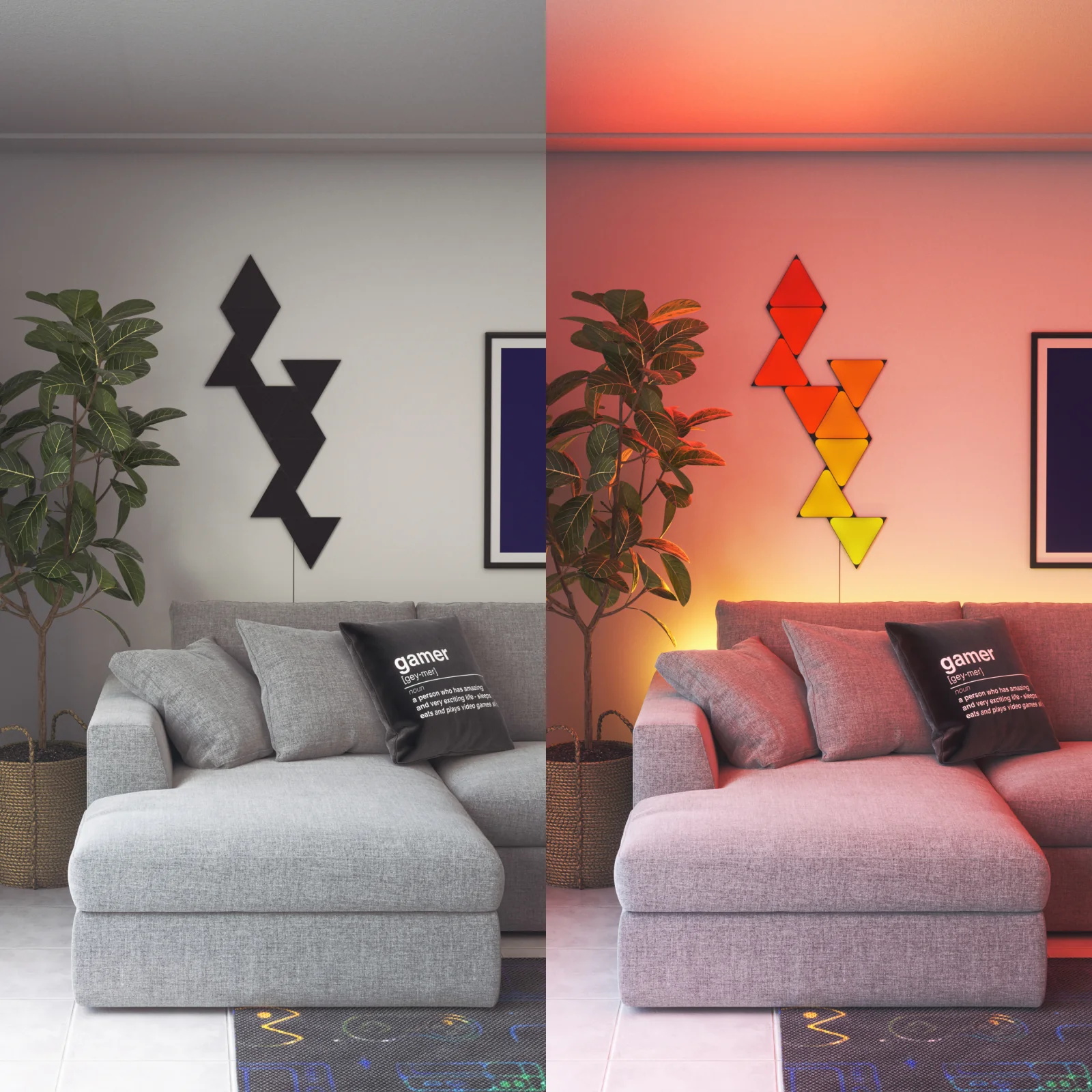 Shapes Limited Edition Ultra Black Mini Triangles Expansion Pack (10 Panels) - Image 4
